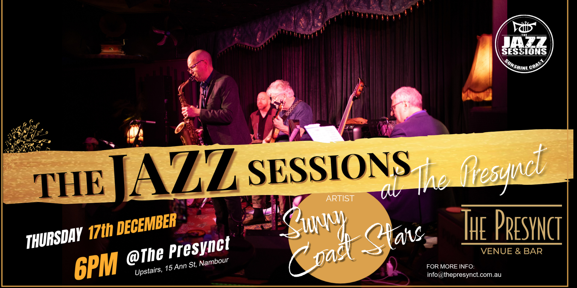 Sunshine Coast Stars at The Jazz Sessions