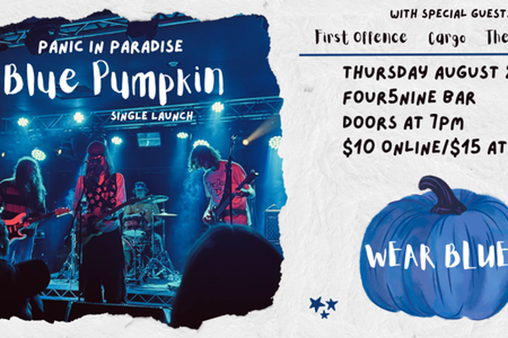 Panic In Paradise Blue Pumpkin Single Launch