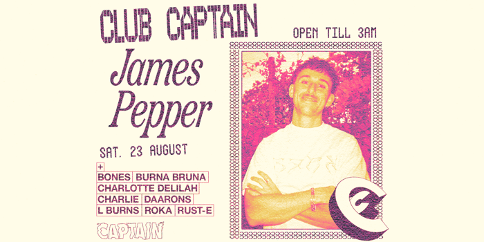 CLUB CAPTAIN - JAMES PEPPER