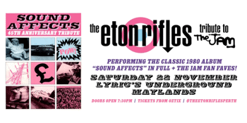 "SOUND AFFECTS" 45TH ANNIVERSARY TRIBUTE | performed by THE ETON RIFLES - TRIBUTE TO THE JAM