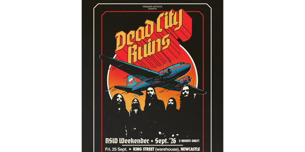Dead City Ruins live at King Street (Newcastle) - Concert poster