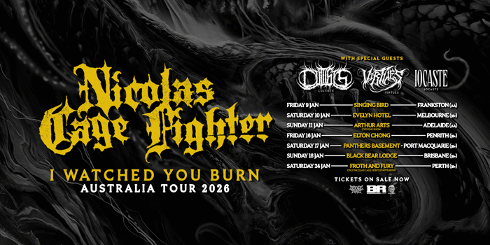 Nicolas Cage Fighter - I Watched You Burn Album Tour