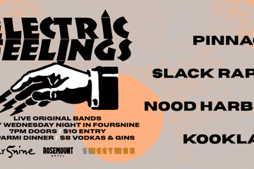 Electric Feelings?Pinnacle?Slack Rapids?Nood Harbour?Kooklamu