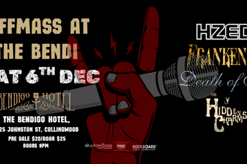 RIFFMASS AT THE BENDI w/HZED, Frankenbok, Death of Art, The Hidden Charms