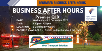DECEMBER Business After Hours, Hosted by Premier QLD