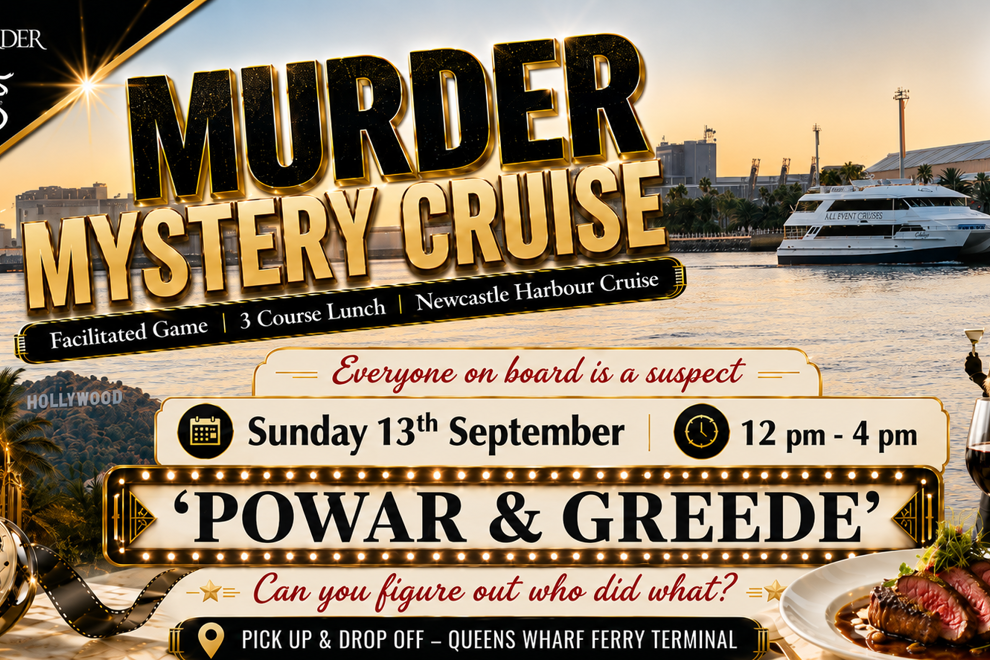 Murder Mystery Cruise | 3 Course Dinner | Newcastle Harbour