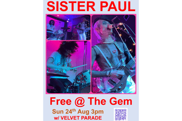 Sister Paul (JPN) + The Velvet Parade [FREE ENTRY]