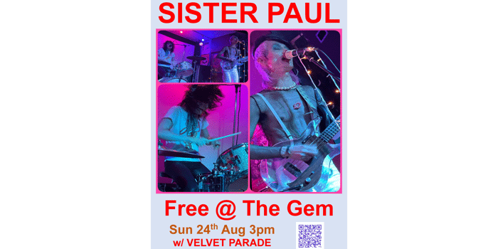 Sister Paul (JPN) + The Velvet Parade [FREE ENTRY]