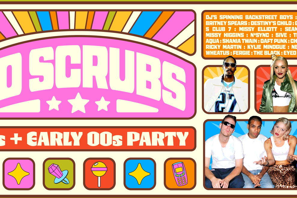NO SCRUBS: 90s + Early 00s Party - Bribie Island