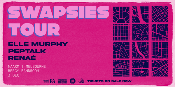 Elle Murphy - 'Swapsies' Tour live at Bergy Bandroom - Concert poster
