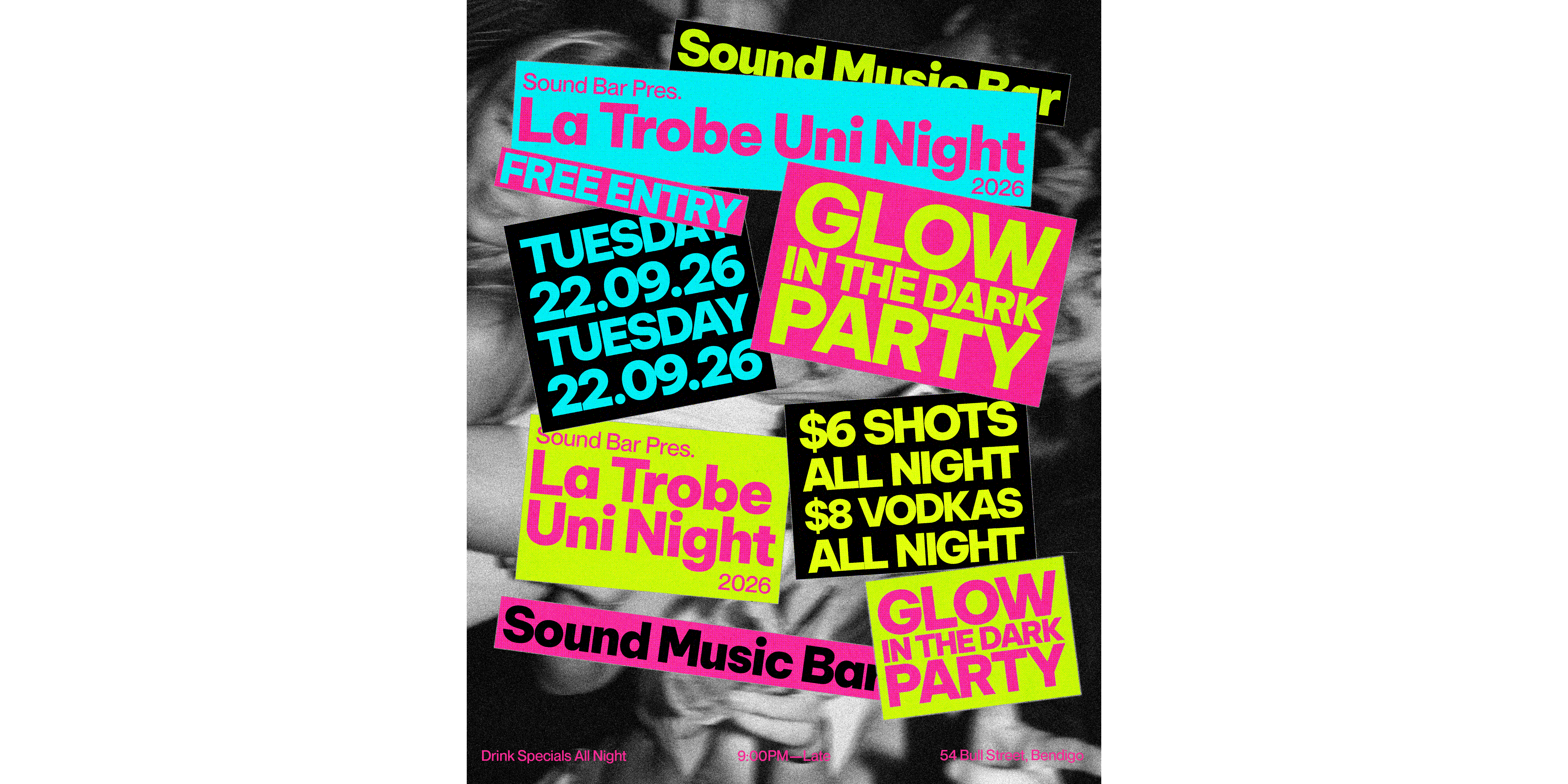 LA TROBE UNI NIGHT - GLOW IN THE DARK