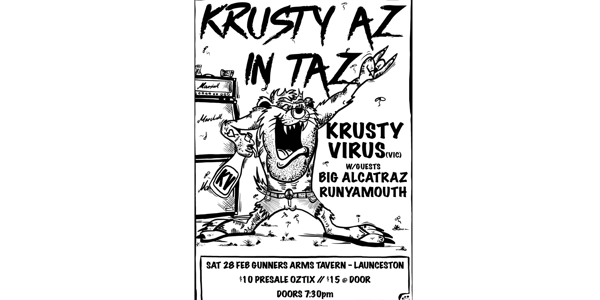 KRUSTY VIRUS "KRUSTY AZ IN TAZ" image