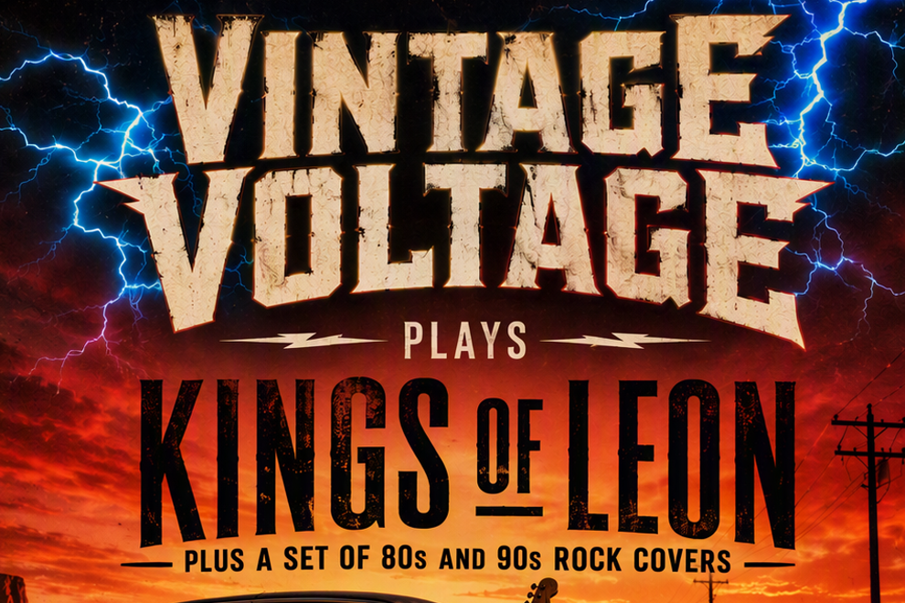Vintage Voltage plays Kings Of Leon with special guests Red Rockit