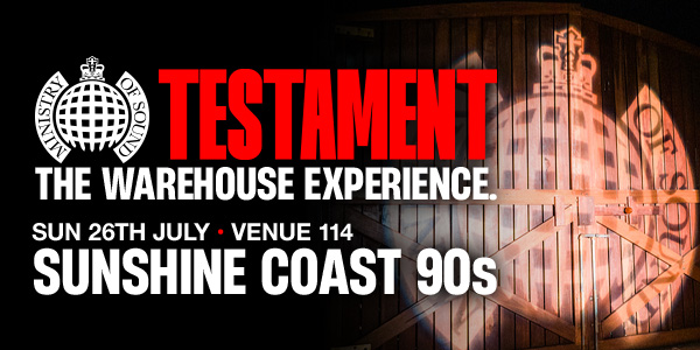 Ministry of Sound Testament - 90s Session, Sunshine Coast
