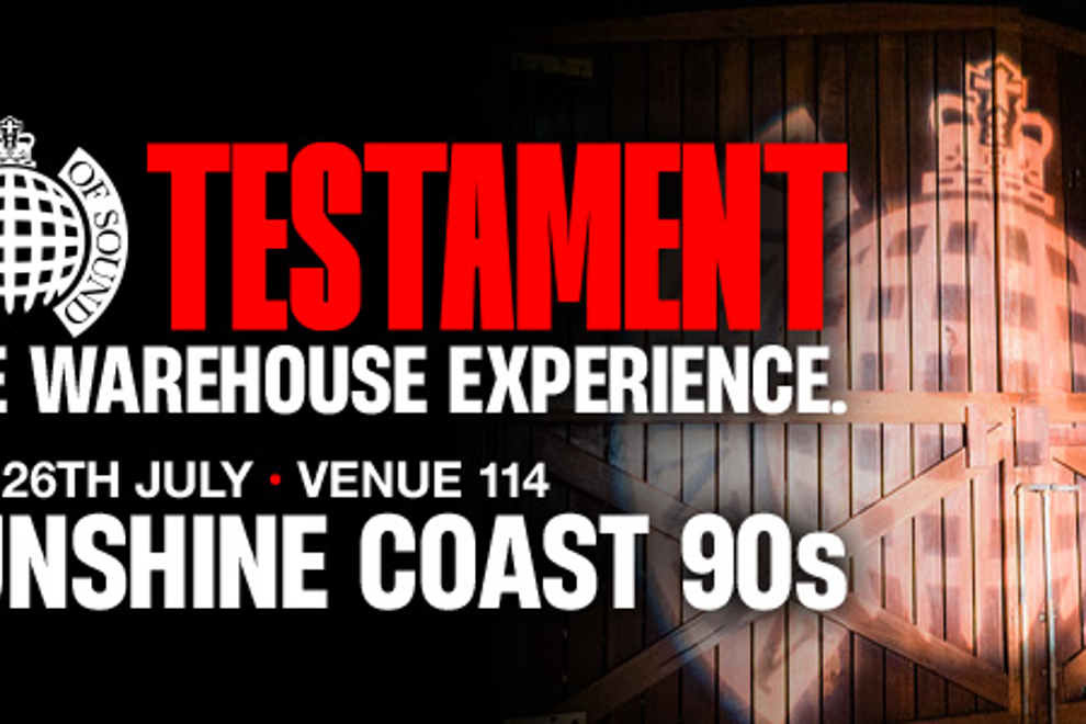 Ministry of Sound Testament - 90s Session, Sunshine Coast