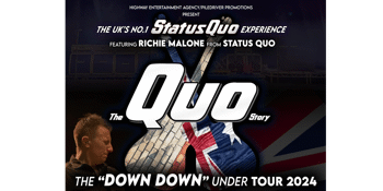 The QUO Story (formerly HEAVY TRAFFIC) direct from The U.K. In Victorias GOLDFIELDS