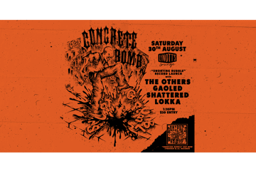 CONCRETE BOMB - SNORTING RUBBLE EP LAUNCH