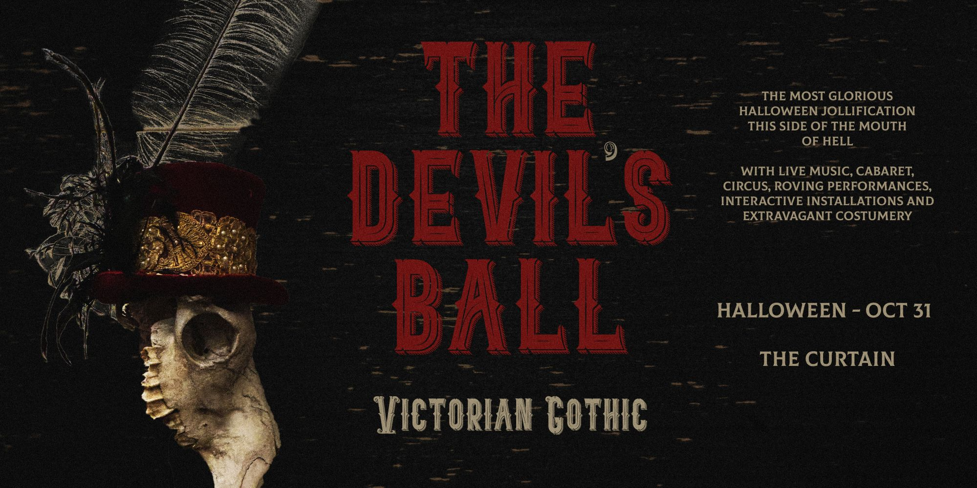 THE DEVIL'S BALL: VICTORIAN GOTHIC EDITION FEAT. DANE BLACKLOCK AND THE PREACHER'S DAUGHTER