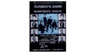 SUNBOYS Shakin -Sunnyboys music
