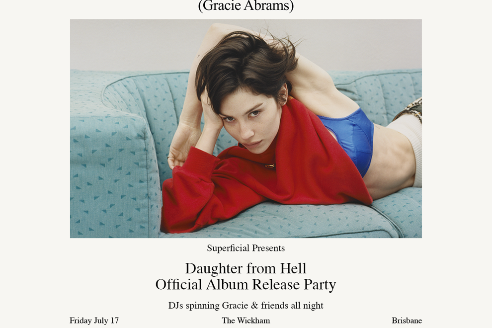 Gracie Abrams Official Album Release Party - Brisbane
