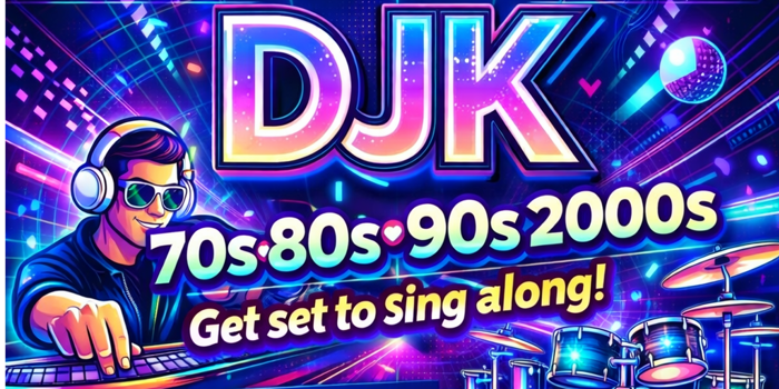 DJK + Drummer 70s 80s 90s 2000 Day Clubbing