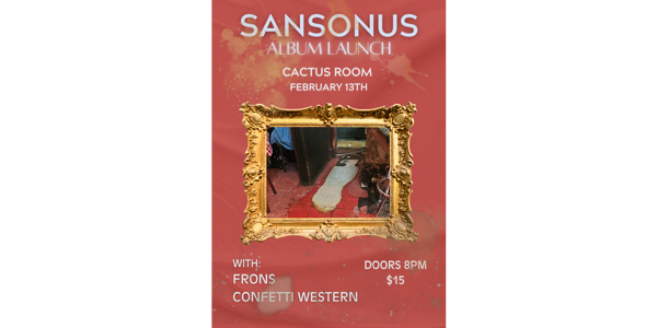 Sansonus - Album Launch poster