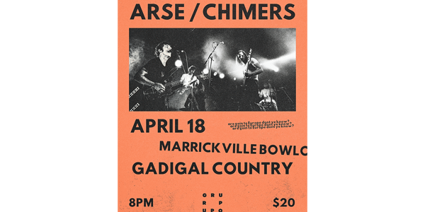 Event image for Arse • Chimers
