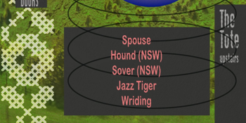 Spouse/Hound/Sover/Jazz Tiger/Wriding