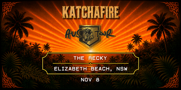 Katchafire live at The Recky Pacific Palms Rec Club - Concert poster