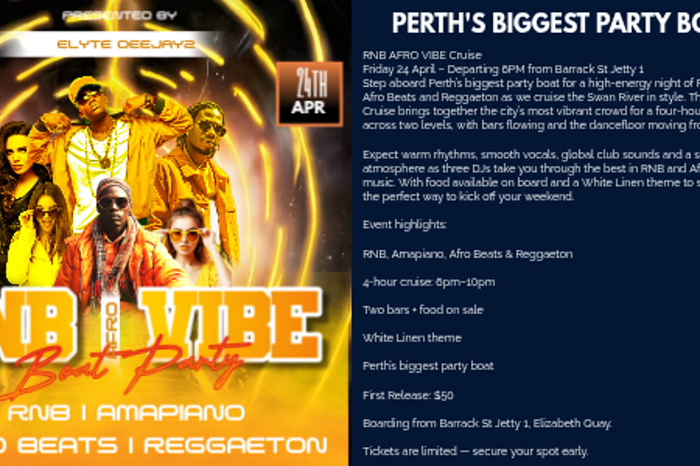 RNB AFRO VIBE BOAT PARTY