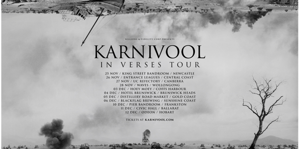 Karnivool live at Hoey Moey Hotel - Concert poster