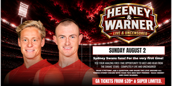 Isaac Heeney and Chad Warner Live