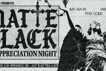 Matte Black: $B Appreciation Night - Melbourne