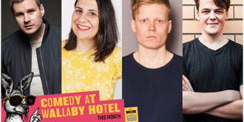COMEDY AT THE WALLABY