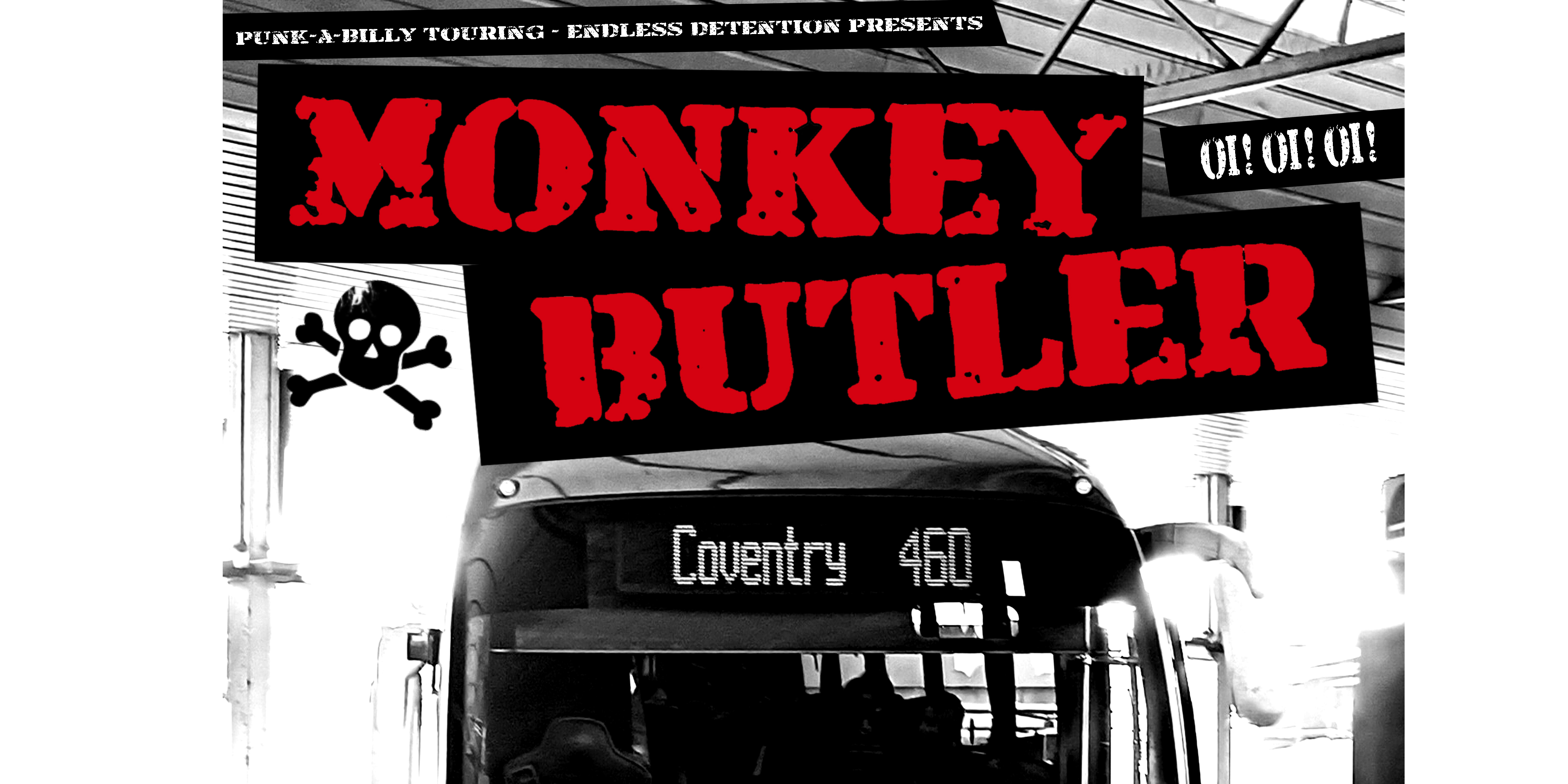 Monkey Butler (Album Launch) + The Cruntburgers, YNot & Thundabox