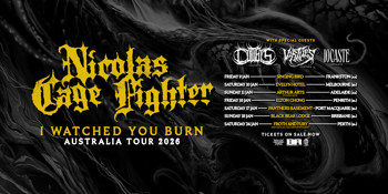Nicolas Cage Fighter “I Watched You Burn” Album Tour
