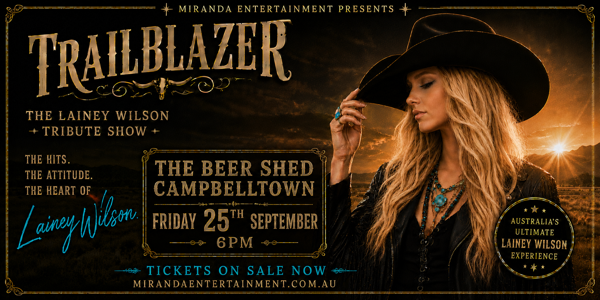 TRAILBLAZER THE LAINEY WILSON TRIBUTE SHOW live at The Beer Shed Brewing Co - Concert poster