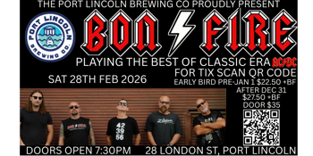 BON FIRE at the Port Lincoln Brewing Co