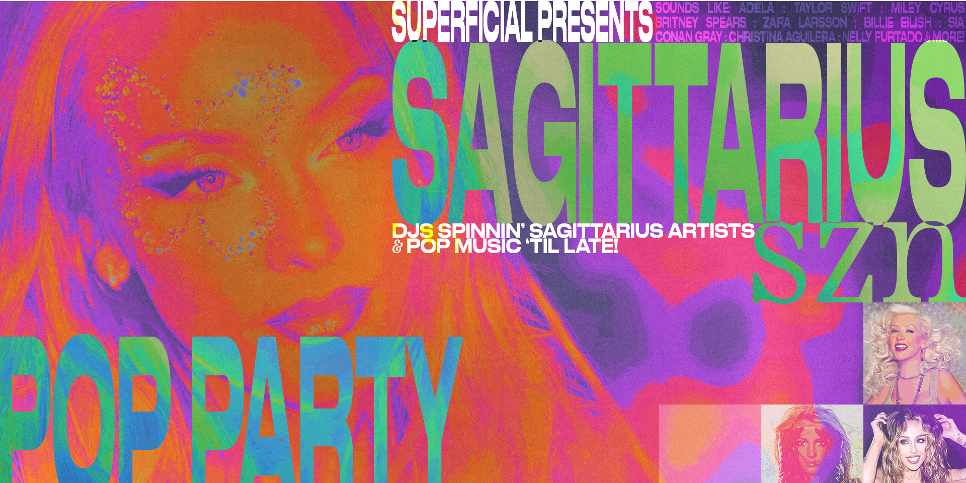 SZN Pop Party: Sagittarius Edition - Brisbane