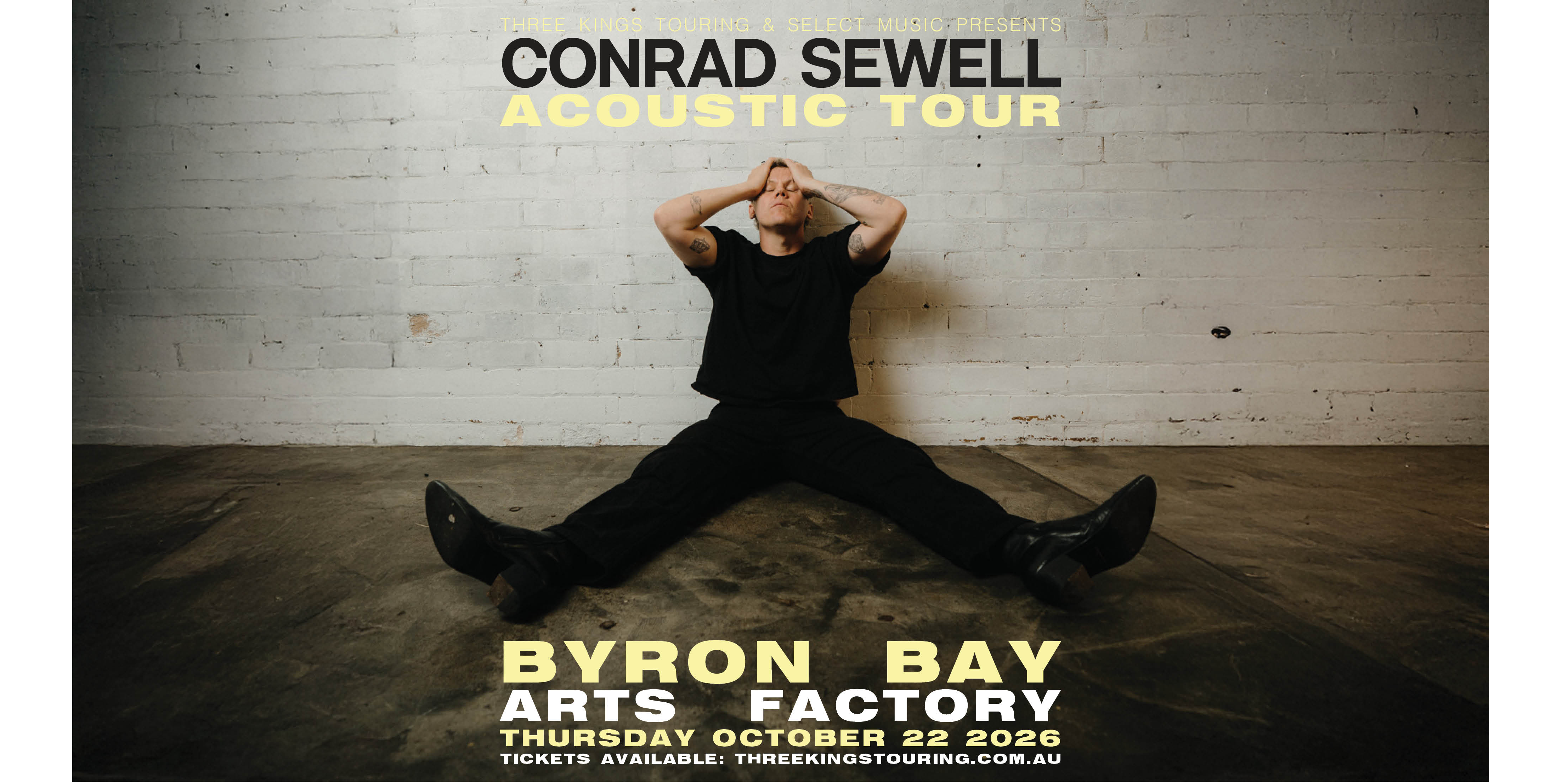 Conrad Sewell Acoustic Tour - BYRON BAY