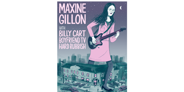 Maxine Gillon (band) live at The Gem live at The Gem Bar - Concert poster