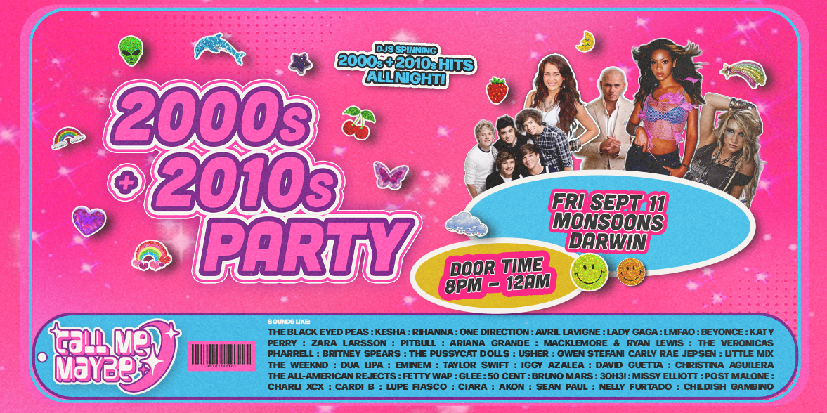 2000s + 2010s Party - Darwin