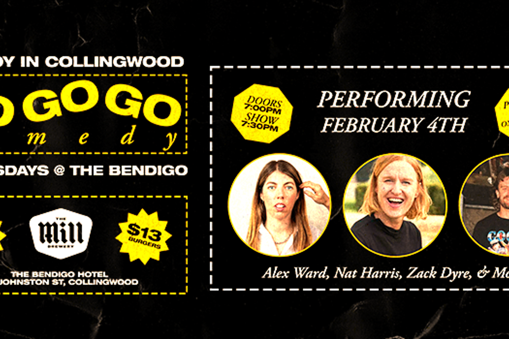 GO GO GO COMEDY @ THE BENDI (COLLINGWOOD)