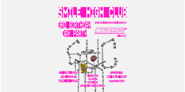 SMILE HIGH: OPEN-AIR DAY PARTY ft. MANDIDEXTROUS | THIRD ORBIT poster