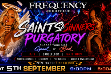 Saints & Sinners: Purgatory @ FREQUENCY JOONDALUP
