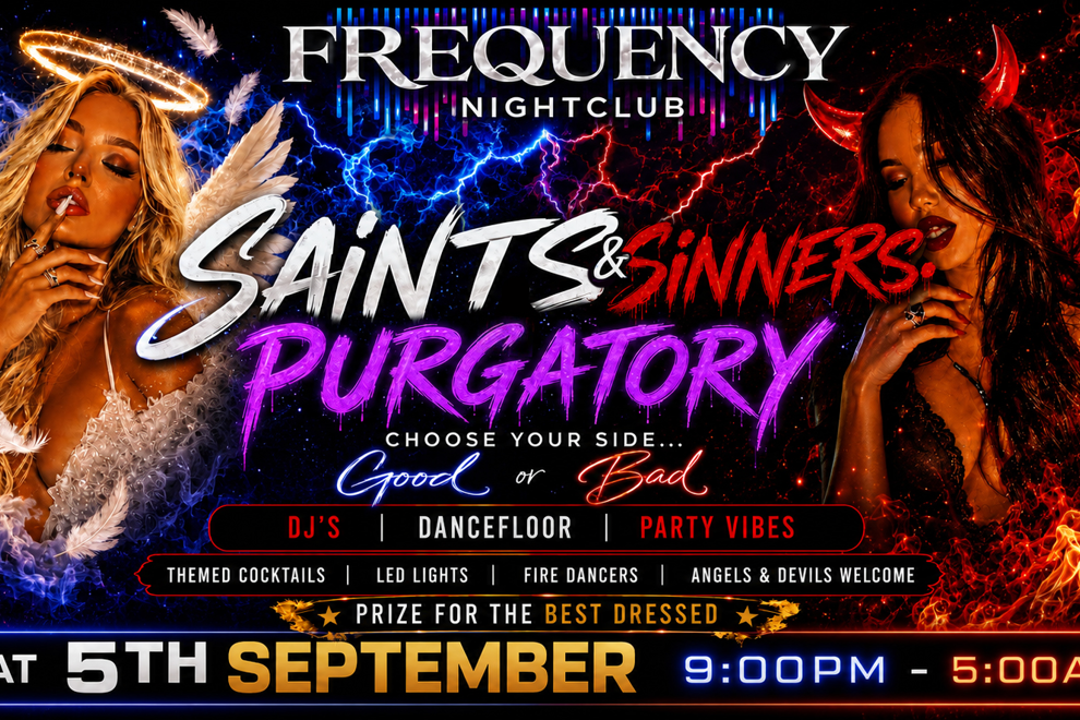 Saints & Sinners: Purgatory @ FREQUENCY JOONDALUP