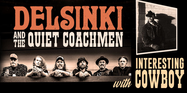 Delsinki & The Quiet Coachmen @ The Espy live at Espy Basement in St Kilda on April 24, 2026 - Concert poster