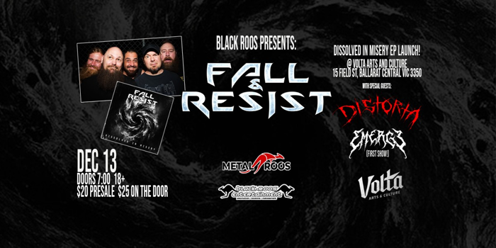 Fall and Resist - Dissolved In Misery EP Launch