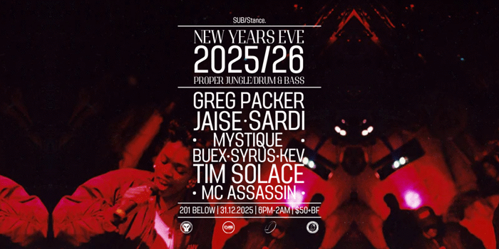 SUB/Stance025 - NYE @ 201 Below w/ Greg Packer & Guests