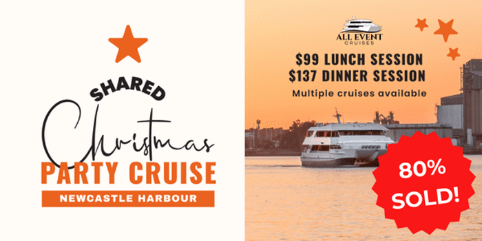 Christmas Party Lunch Cruise on Newcastle Harbour